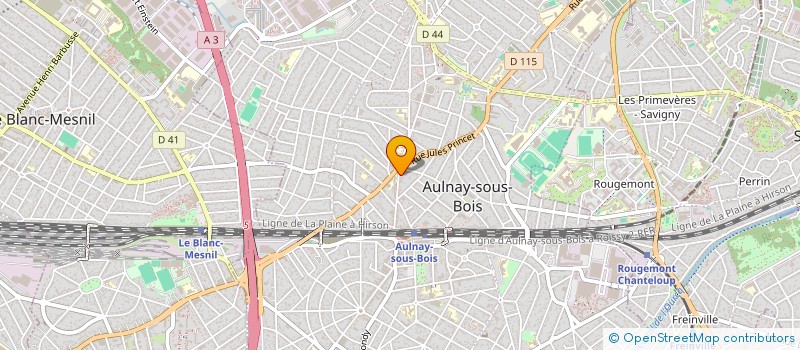 localisation de l'entreprise VITFOR  AULNAY-SOUS-BOIS