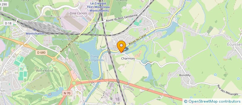 localisation de l'entreprise VITHOLO  ECUISSES