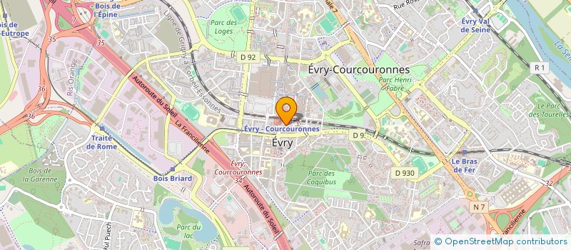 localisation de l'entreprise VITHUSAN  EVRY-COURCOURONNES