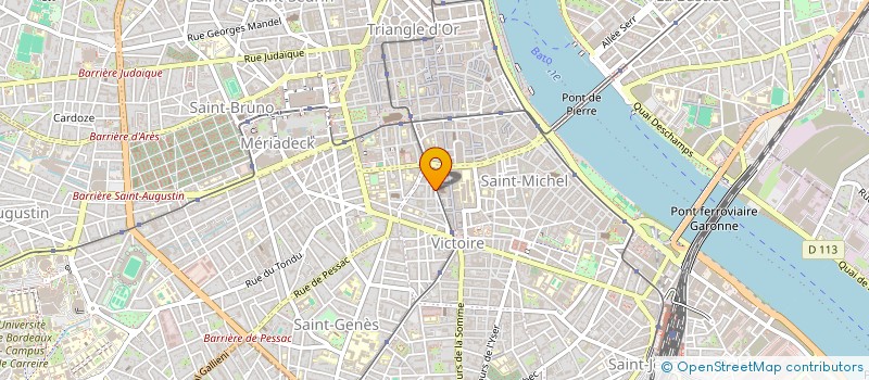 localisation de l'entreprise VITI-AGRI à BORDEAUX