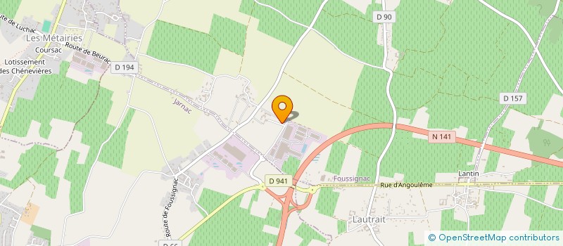 localisation de l'entreprise VITI-CAILLON à FOUSSIGNAC