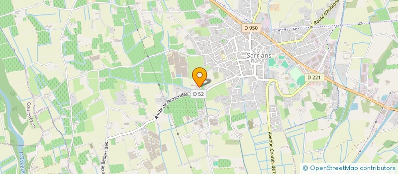 localisation de l'entreprise VITI REEFRED à SARRIANS