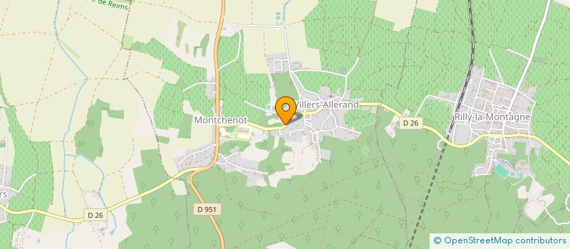localisation de l'entreprise VITI'REFLEX à VILLERS-ALLERAND