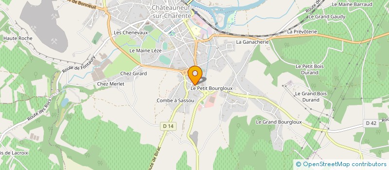 localisation de l'entreprise VITI SERVICES à CHATEAUNEUF-SUR-CHARENTE