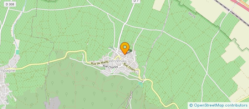 localisation de l'entreprise VITI-SERVICES-APPROVISIONNEMENTS  VERZENAY