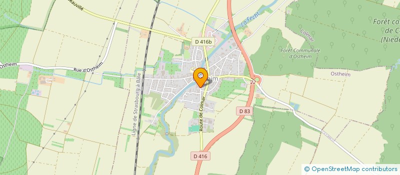 localisation de l'entreprise VITI SOL  OSTHEIM