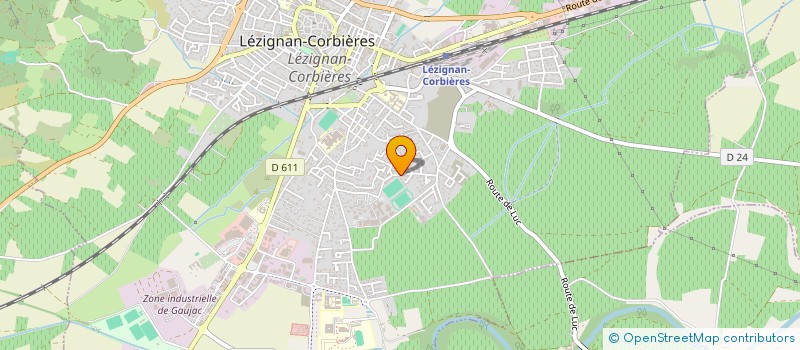 localisation de l'entreprise VITI TERROIRS D'OC  LEZIGNAN-CORBIERES