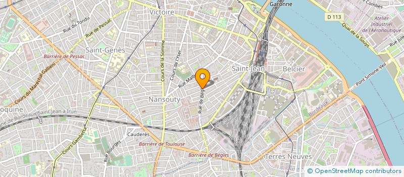 localisation de l'entreprise VITI VINI CONSEIL à BORDEAUX