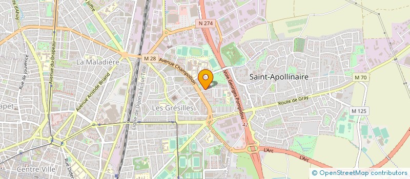 localisation de l'entreprise VITI-VITIS à DIJON