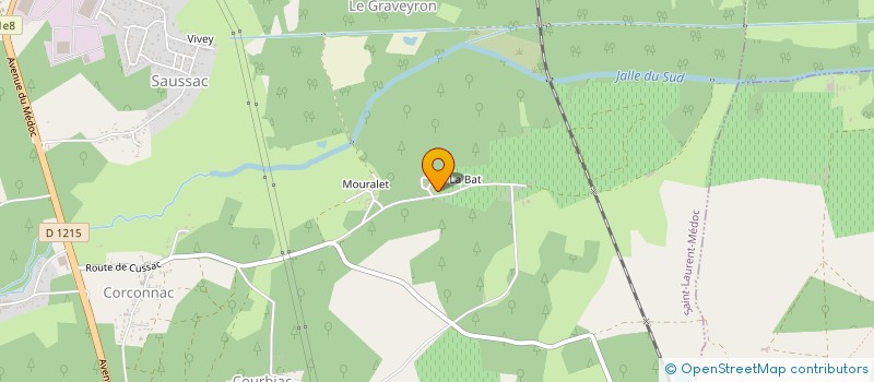 localisation de l'entreprise VITICALL à SAINT LAURENT MEDOC
