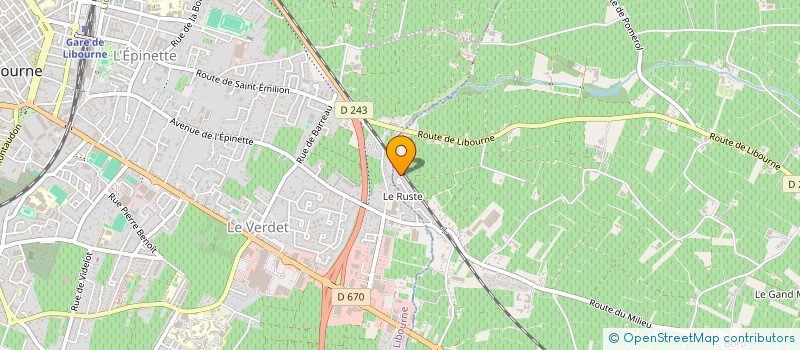 localisation de l'entreprise VITICAP SERVICES à SAINT-EMILION