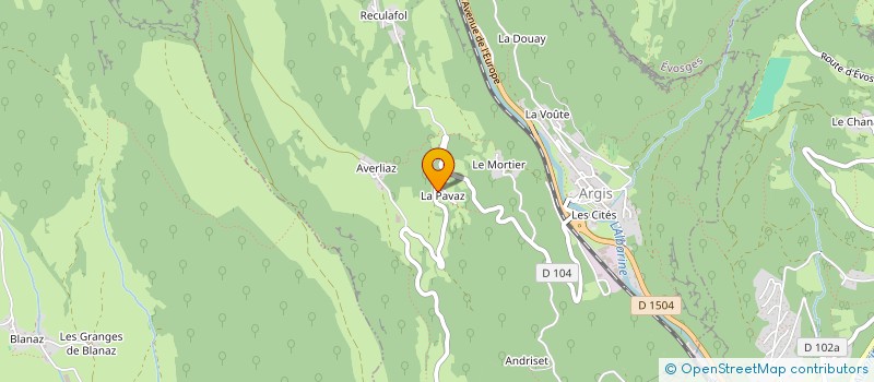 localisation de l'entreprise VITICOLE DE L'ALBARINE  ARGIS