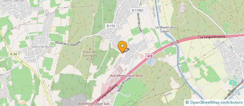 localisation de l'entreprise VITICULTURE RECHERCHE DEVELOPPEMENT  VILLETELLE