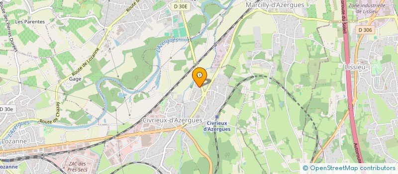 localisation de l'entreprise VITICY à CIVRIEUX-D'AZERGUES