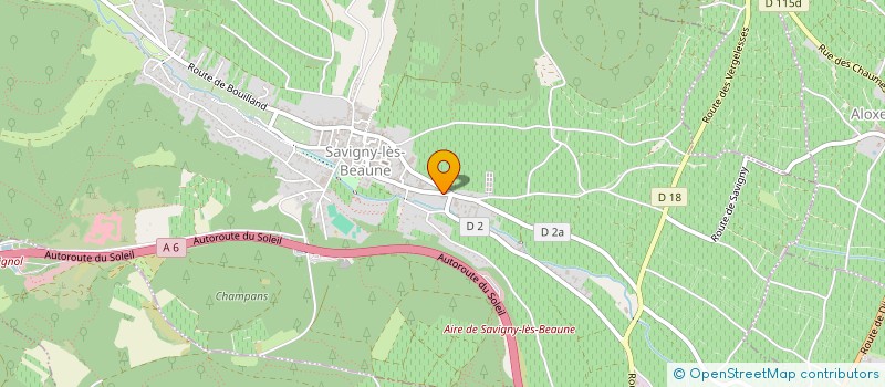 localisation de l'entreprise VITIDEV  SAVIGNY-LES-BEAUNE