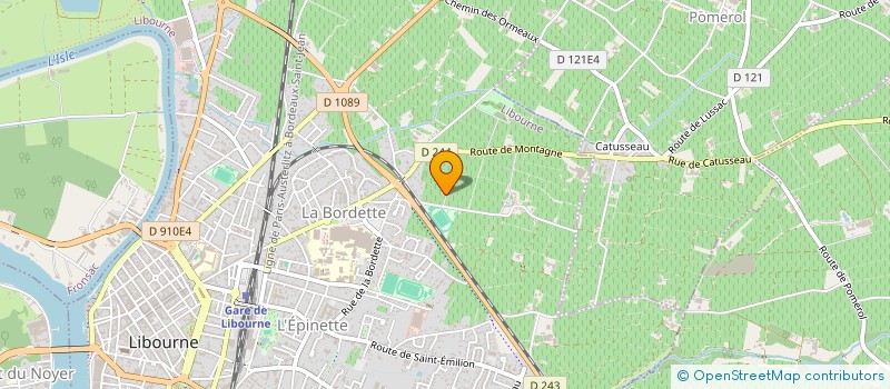 localisation de l'entreprise VITILHAM à LIBOURNE