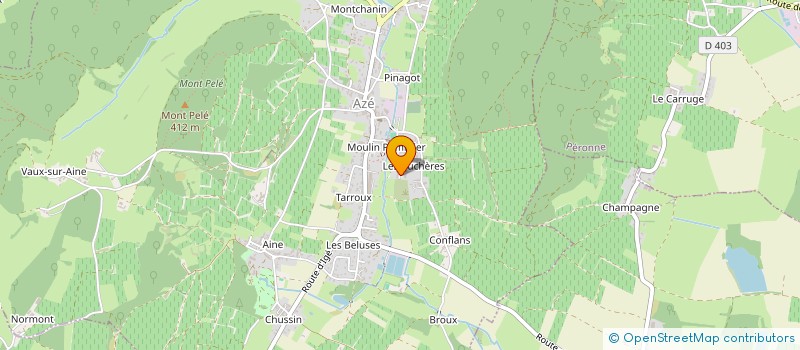 localisation de l'entreprise VITIMAC 71  AZE