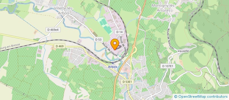 localisation de l'entreprise VITIMMOBILIER  ARBOIS