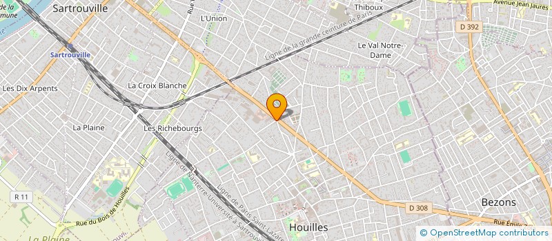 localisation de l'entreprise VITINA  HOUILLES