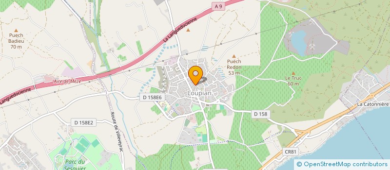 localisation de l'entreprise VITINOVA-PIXINOVA  LOUPIAN