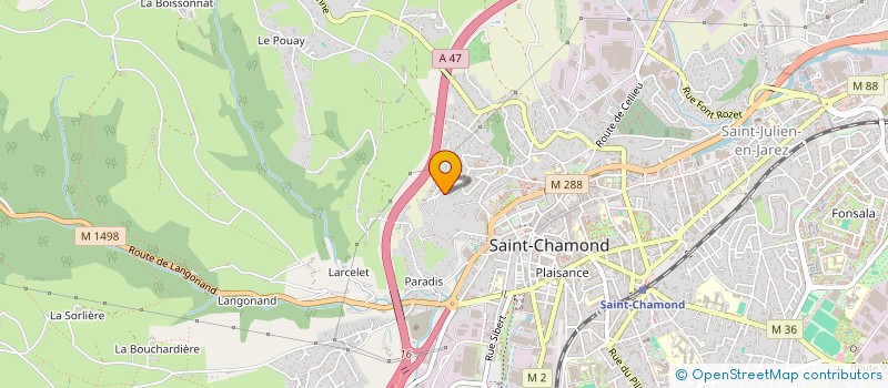 localisation de l'entreprise VITIPASSION  SAINT-CHAMOND