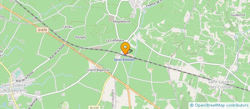 localisation de l'entreprise VITIROVER à SAINT-EMILION