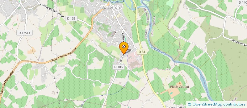 localisation de l'entreprise VITIS  BOISSERON
