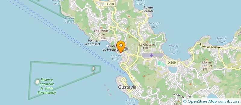 localisation de l'entreprise VITIS IMMO SBH à SAINT BARTHELEMY