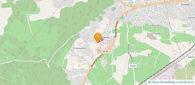 localisation de l'entreprise VITIS SERVICES à LE LUC