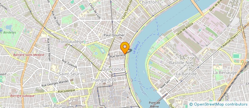 localisation de l'entreprise VITIS VINIFERA  BORDEAUX