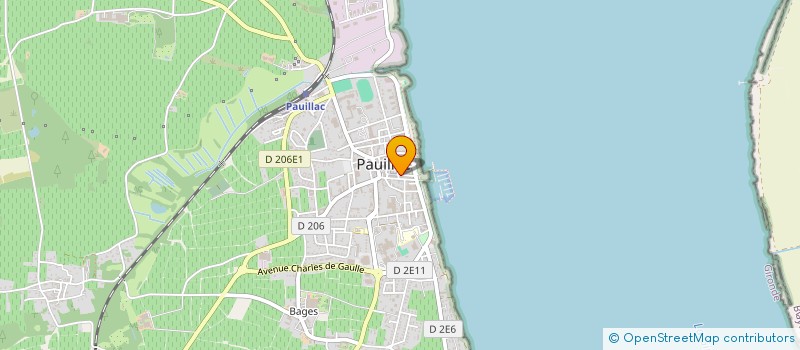 localisation de l'entreprise VITIS VINIFERA SERVICES SARL à PAUILLAC
