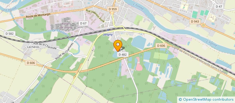 localisation de l'entreprise VITO à JOIGNY