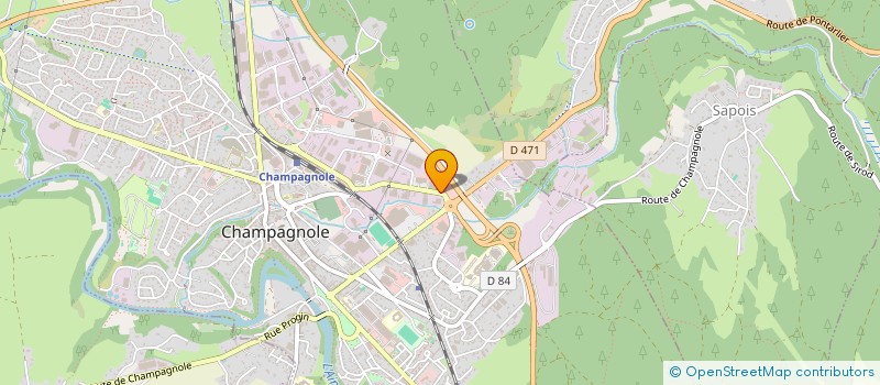 localisation de l'entreprise VITO  CHAMPAGNOLE