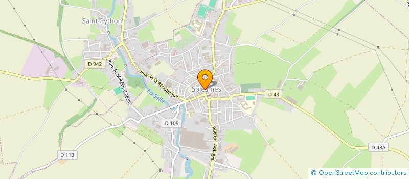 localisation de l'entreprise VITO à SOLESMES