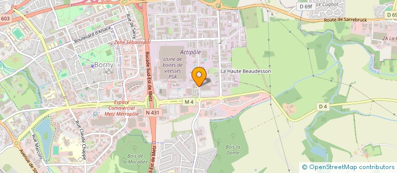 localisation de l'entreprise VITOCASH  METZ