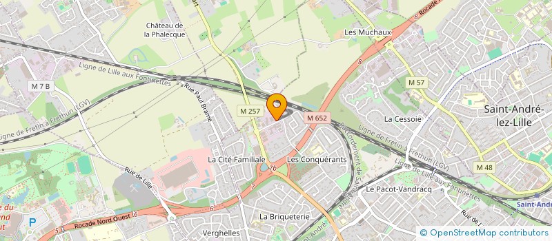 localisation de l'entreprise VITORIA à LAMBERSART