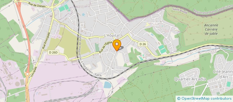 localisation de l'entreprise VITOROG  L'HOPITAL