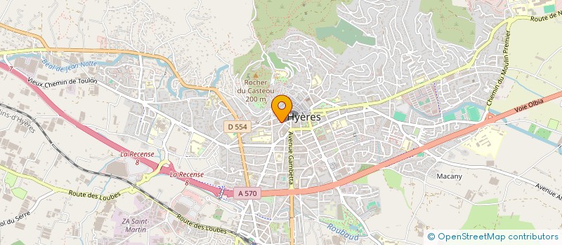 localisation de l'entreprise VITOT  HYERES