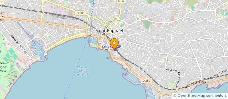 localisation de l'entreprise VITOU  SAINT-RAPHAEL