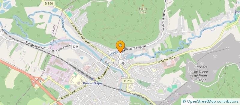 localisation de l'entreprise VITOUX CAPITAL  RAON-L'ETAPE