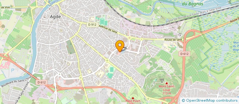 localisation de l'entreprise VITOUX HOLDING  EVEUX