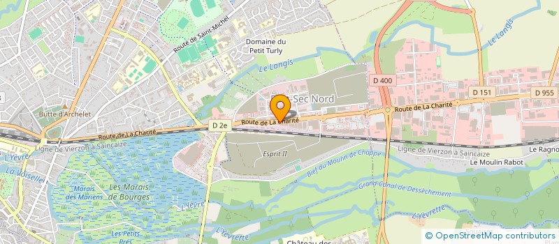 localisation de l'entreprise VITRA 18  BOURGES