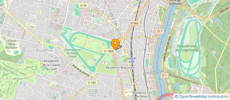 localisation de l'entreprise VITRAC GESTION  SAINT-CLOUD