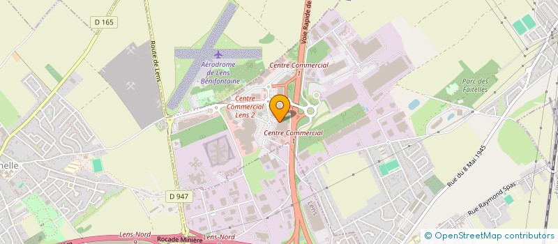 localisation de l'entreprise VITRAGES ISOLANTS DU NORD - V.I.N.  VENDIN-LE-VIEIL