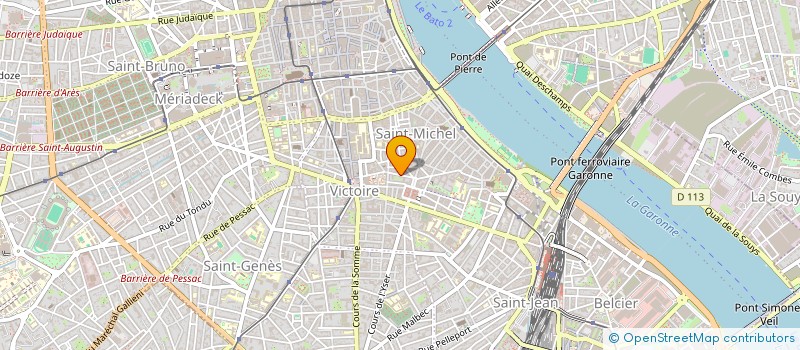 localisation de l'entreprise VITRAIL  BORDEAUX