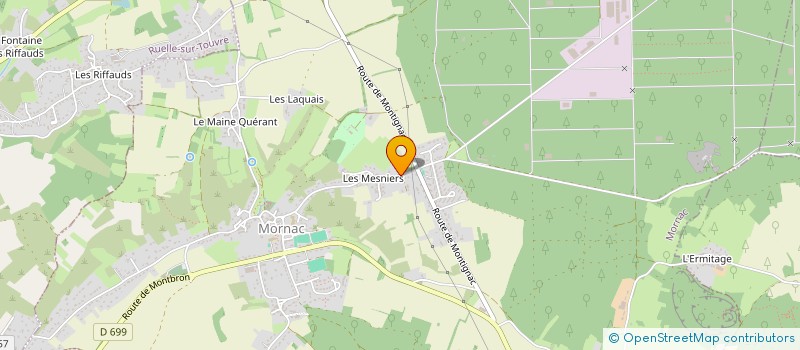 localisation de l'entreprise VITRAIL LOISIR à MORNAC