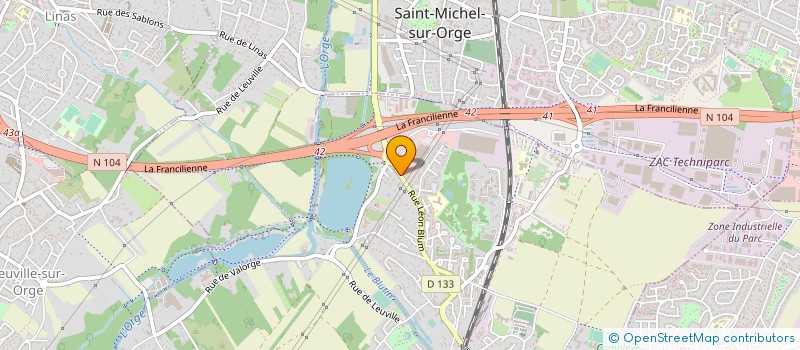 localisation de l'entreprise VITRAL + à BRETIGNY-SUR-ORGE
