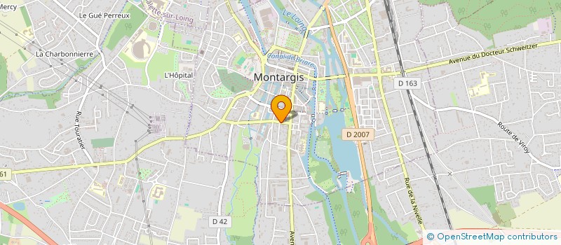 localisation de l'entreprise VITRALUX EURL à MONTARGIS