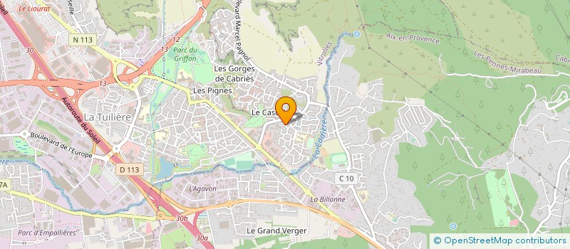 localisation de l'entreprise VITRANS à VITROLLES