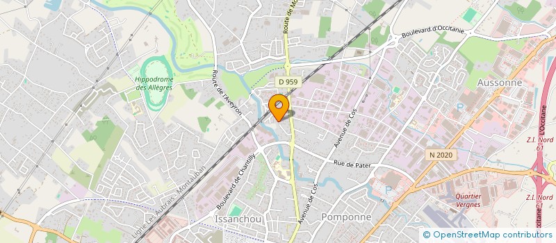 localisation de l'entreprise VITRAUTO AGEN à MONTAUBAN
